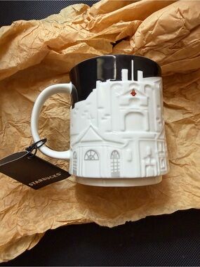 Limited Edition New Starbucks Cebu Philippines Mug With Sto.Nino Guitar Print